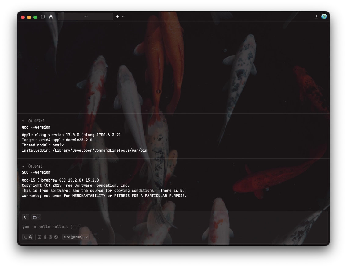 Checking for GCC version