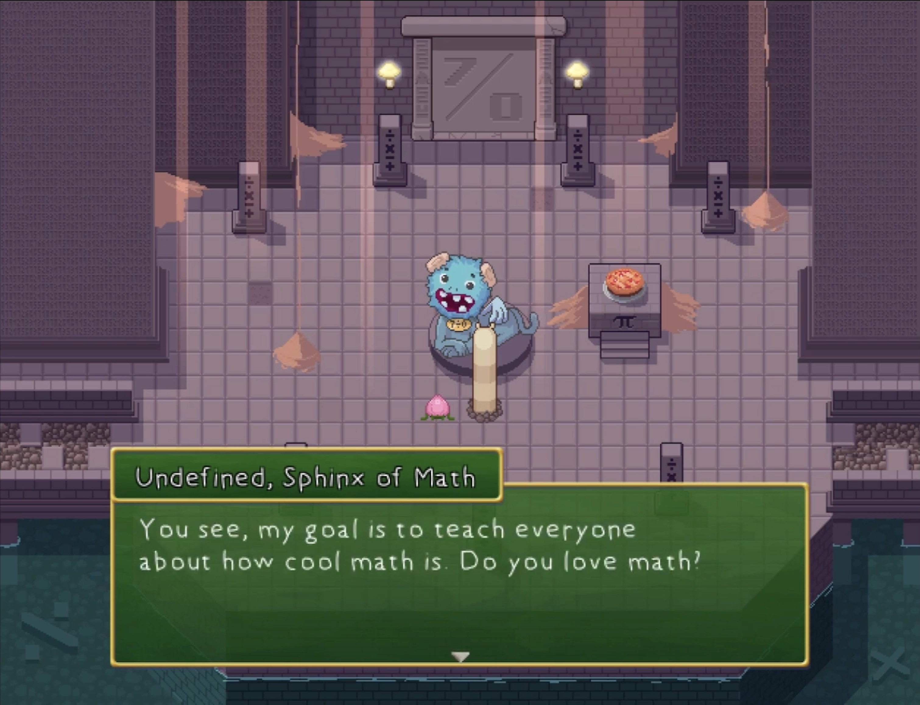 Undefined, Sphinx of Basic Math