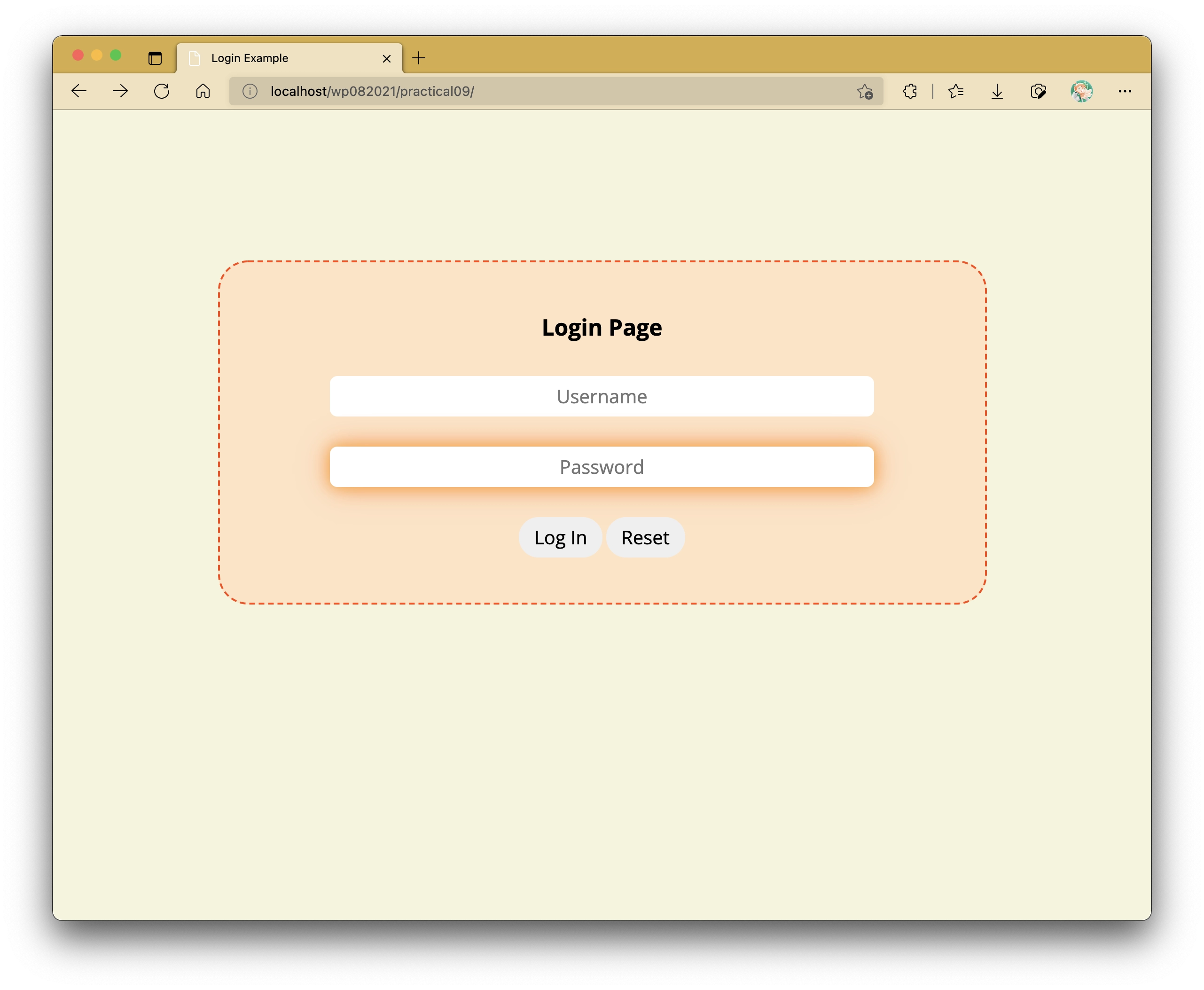 Login Page