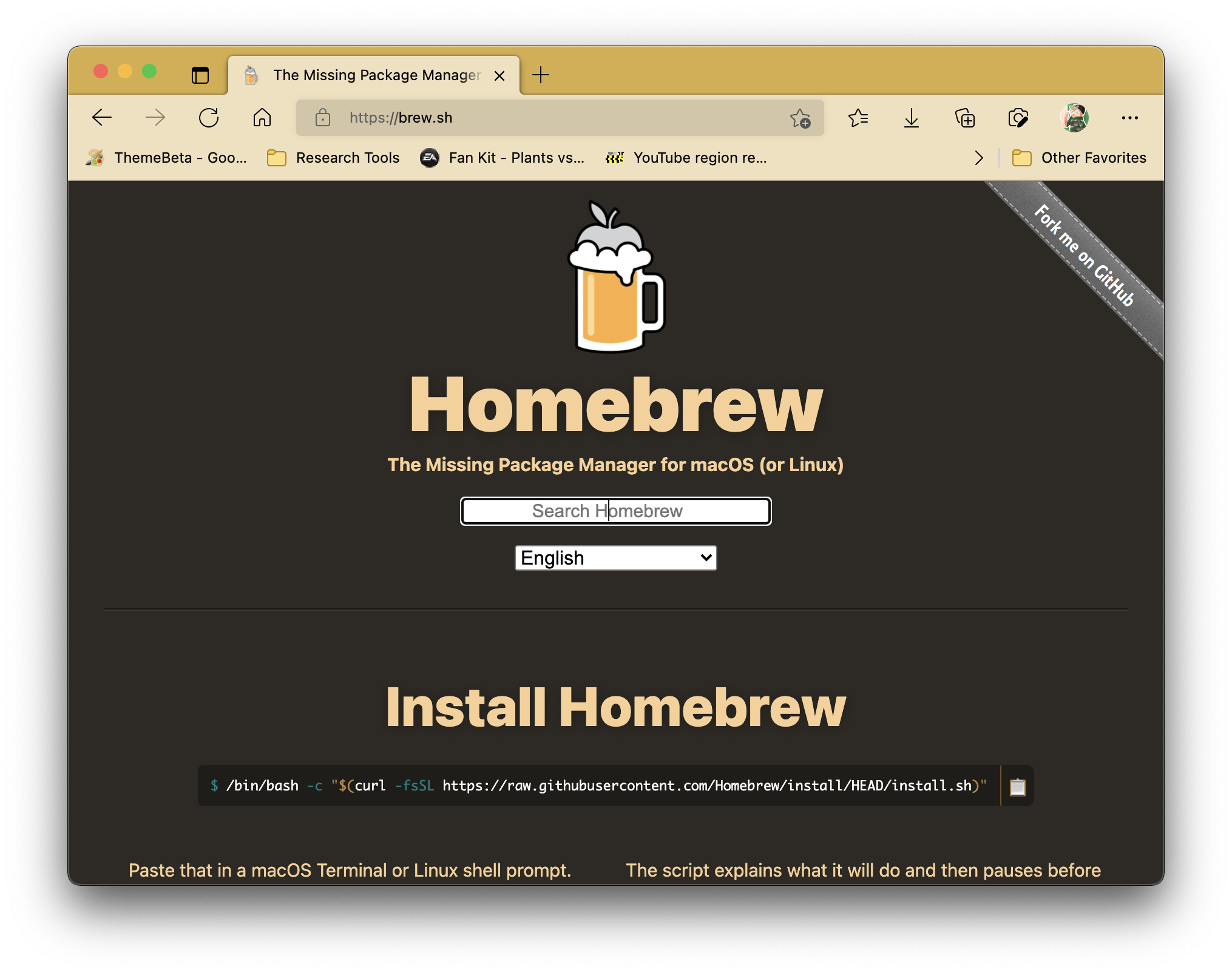 Homebrew Home Page
